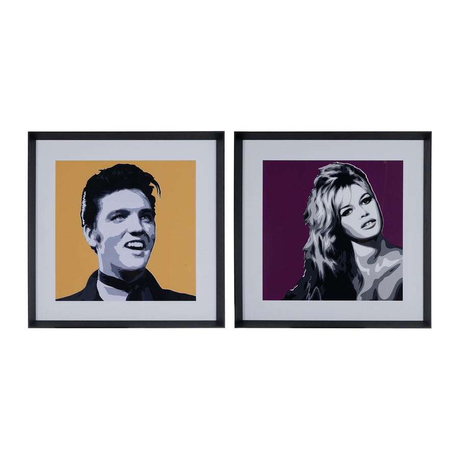 CUADRO IMPRESIÓN POP ART 2/M DECORACIÓN 53 X 53 CM