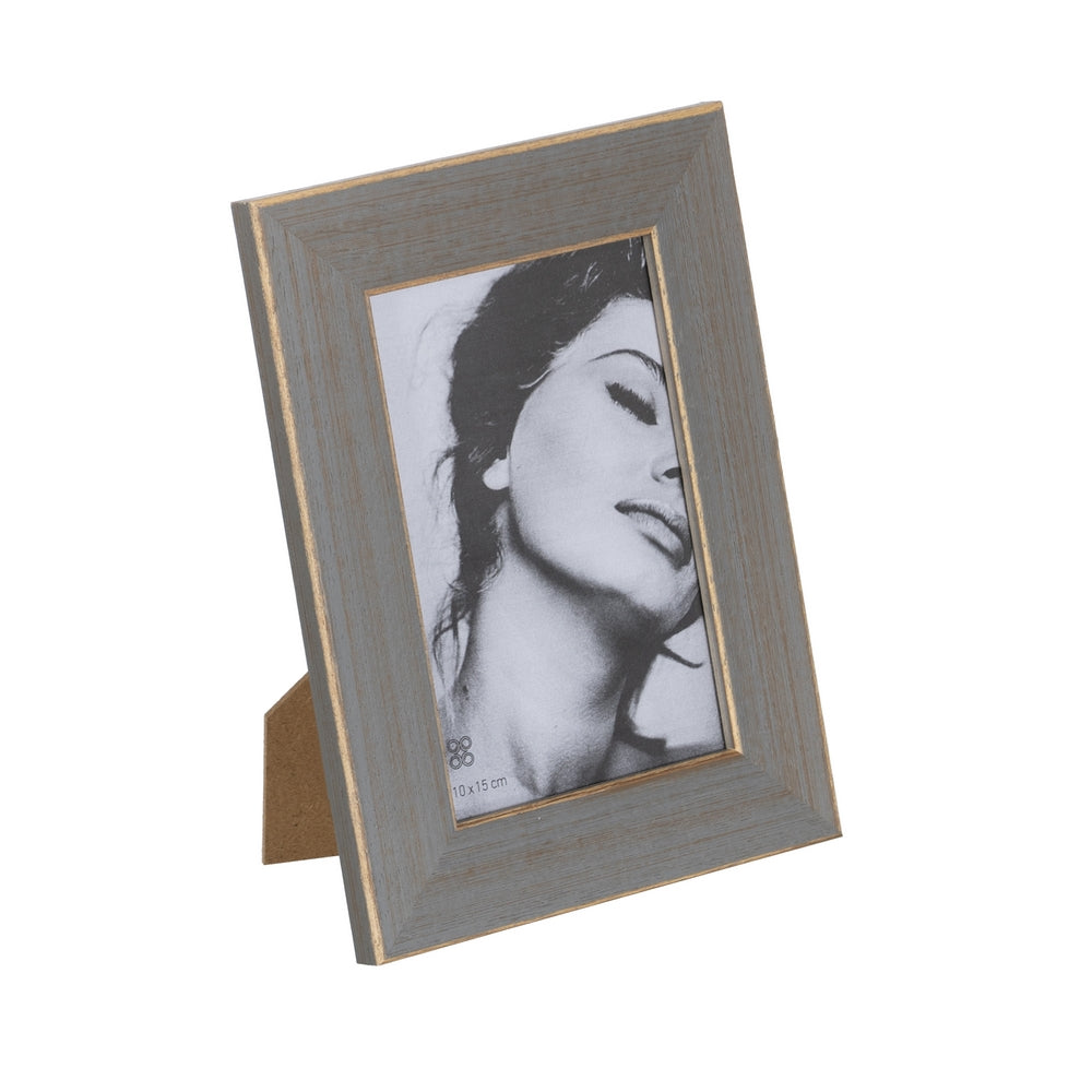 PHOTO FRAME 10X15 TAUPE WOOD DECORATION 15 X 1 X 20 CM