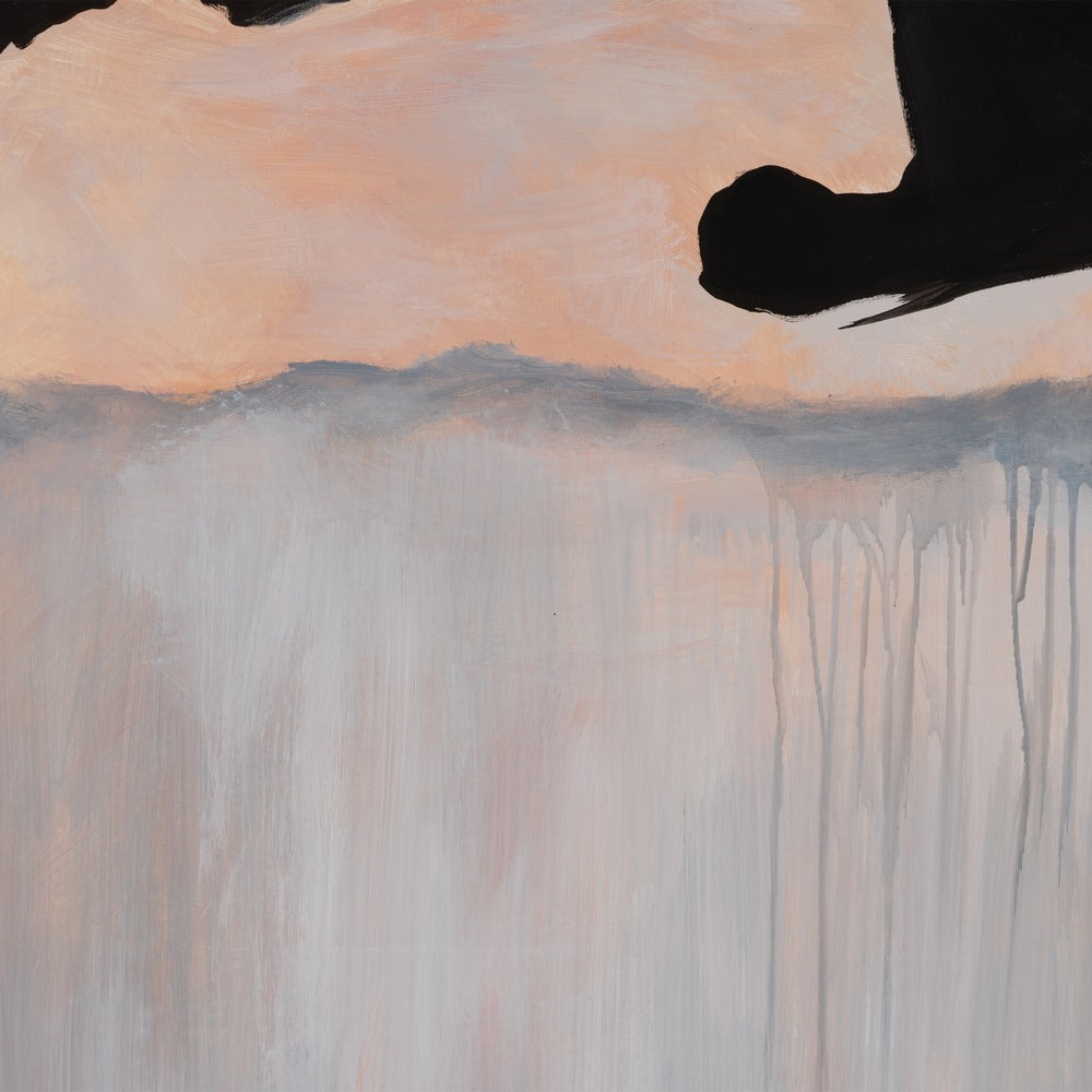 ABSTRACT PAINTING CANVAS DECORATION 120 X 120 CM