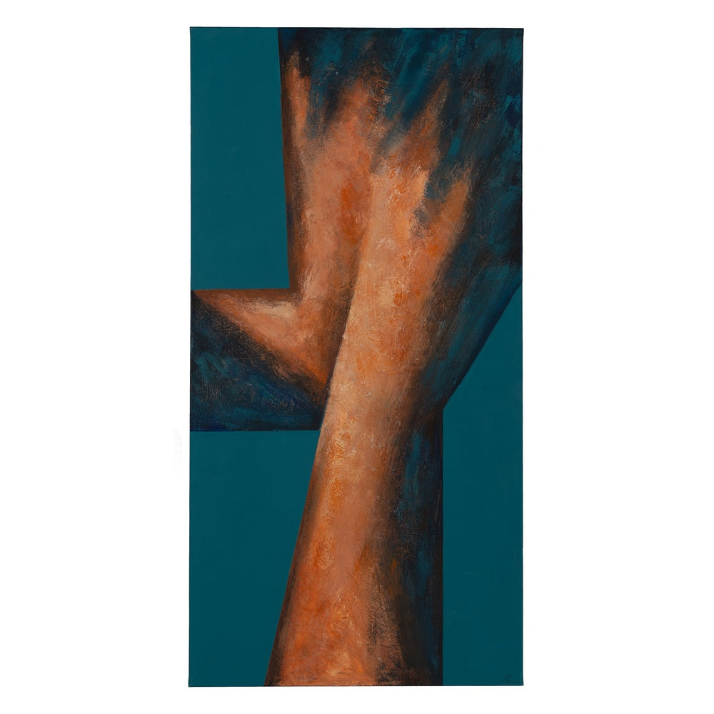 ABSTRACT PAINTING 2/M CANVAS DECORATION 70 X 140 CM