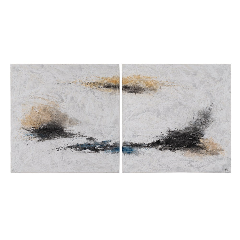 ABSTRACT PAINTING 2/M CANVAS DECORATION 100 X 100 CM