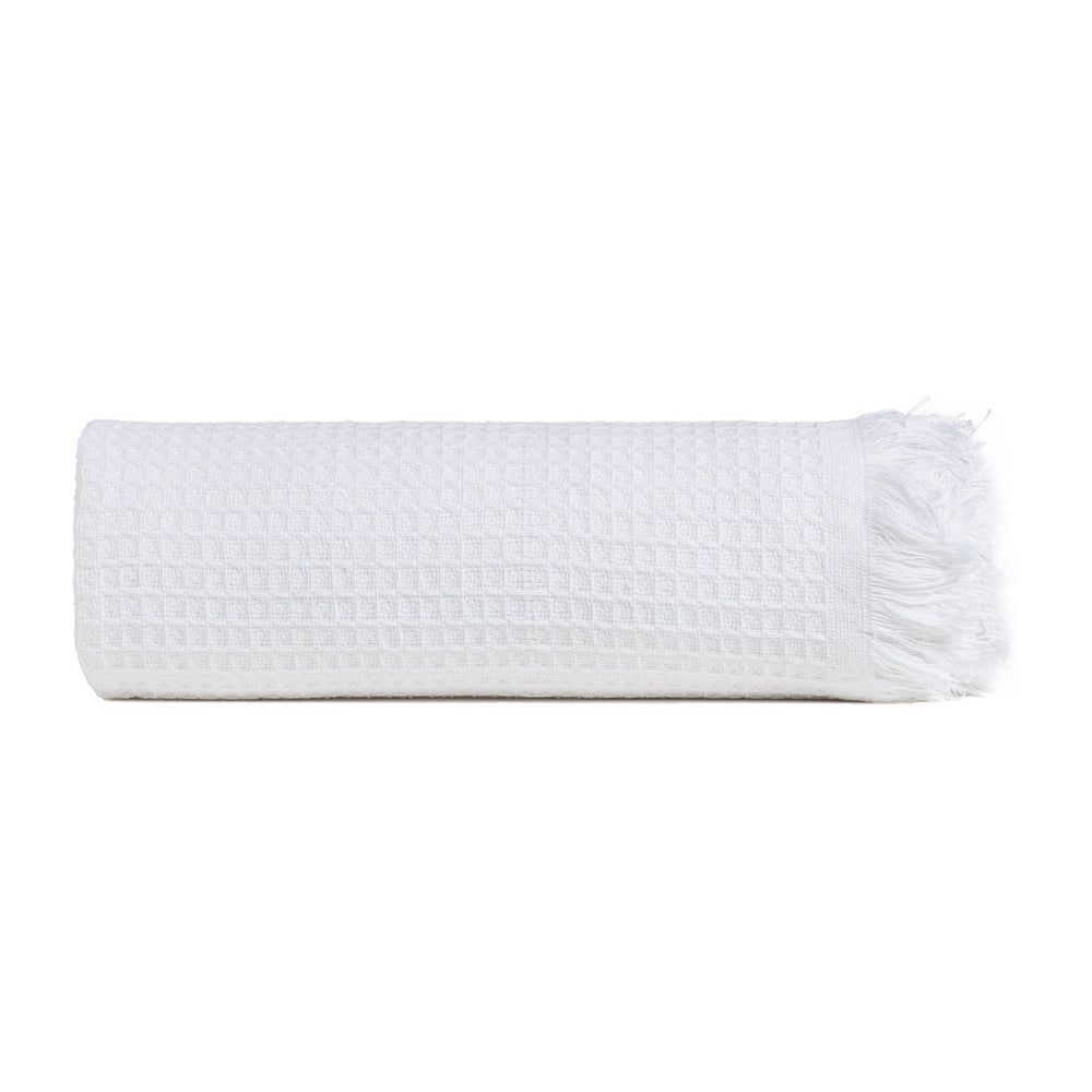 PLAID PANAL BLANCO ALGOD�N DECORACI�N 180 X 260 CM