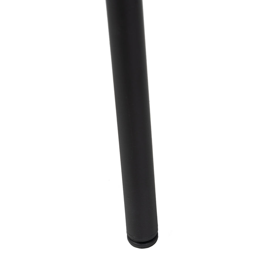 SILLA NEGRO PU/METAL SALÓN 48 X 53 X 84 CM