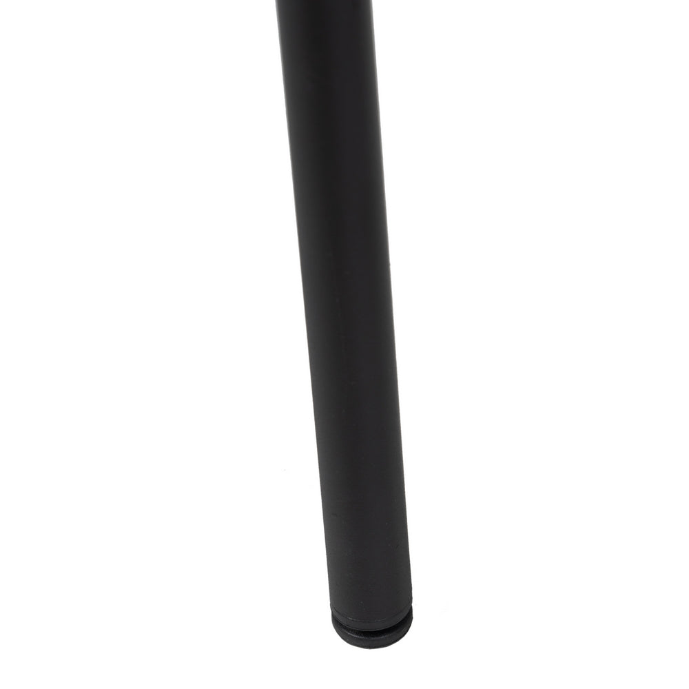 SILLA NEGRO PU/METAL SALÓN 48 X 53 X 84 CM