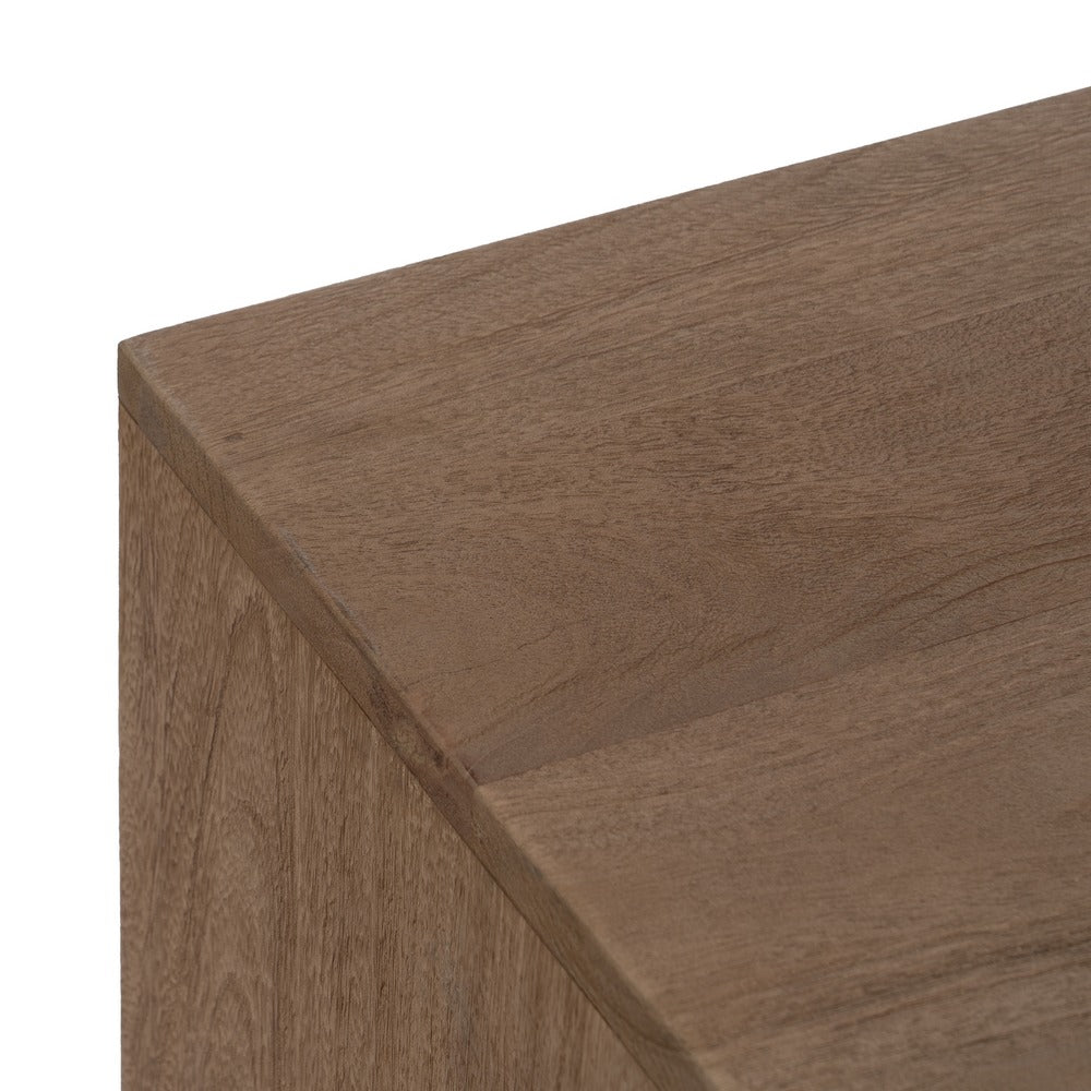 NATURAL MANGO WOOD TV UNIT LIVING ROOM 155 X 40 X 55 CM