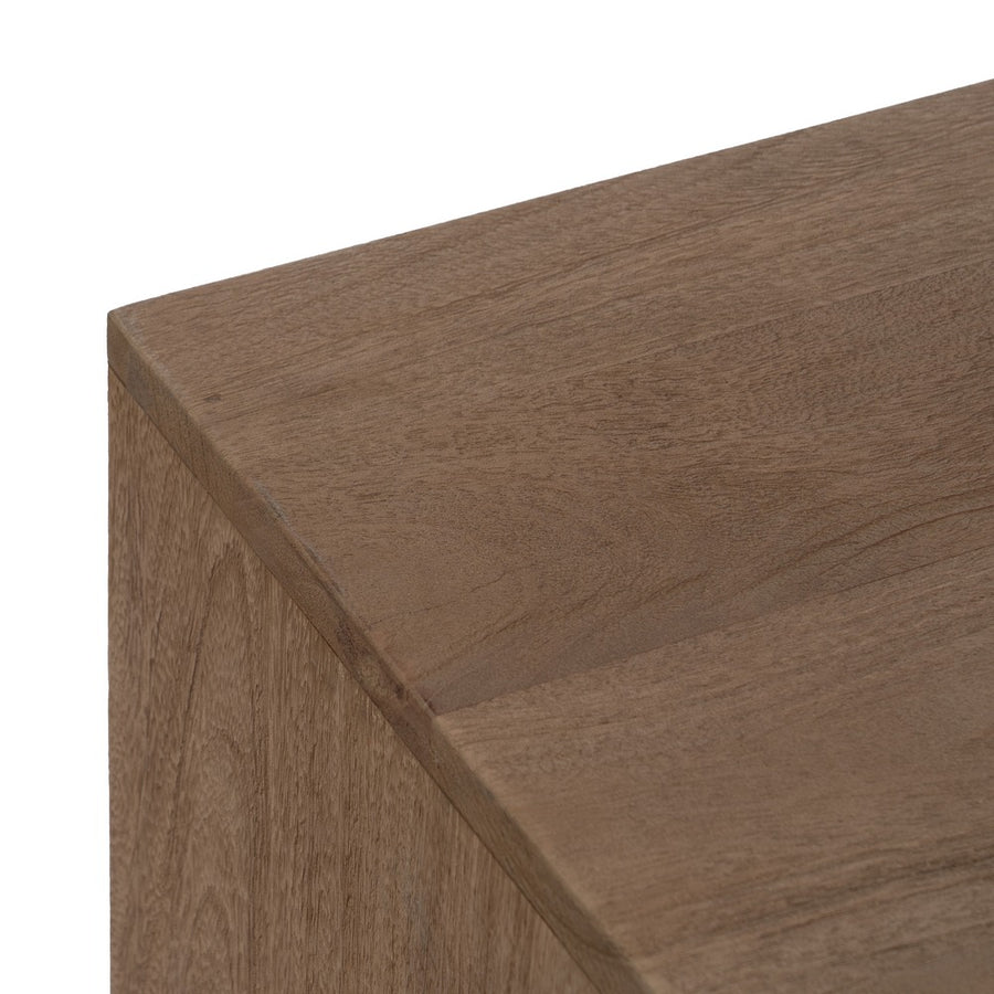 NATURAL MANGO WOOD TV UNIT LIVING ROOM 155 X 40 X 55 CM