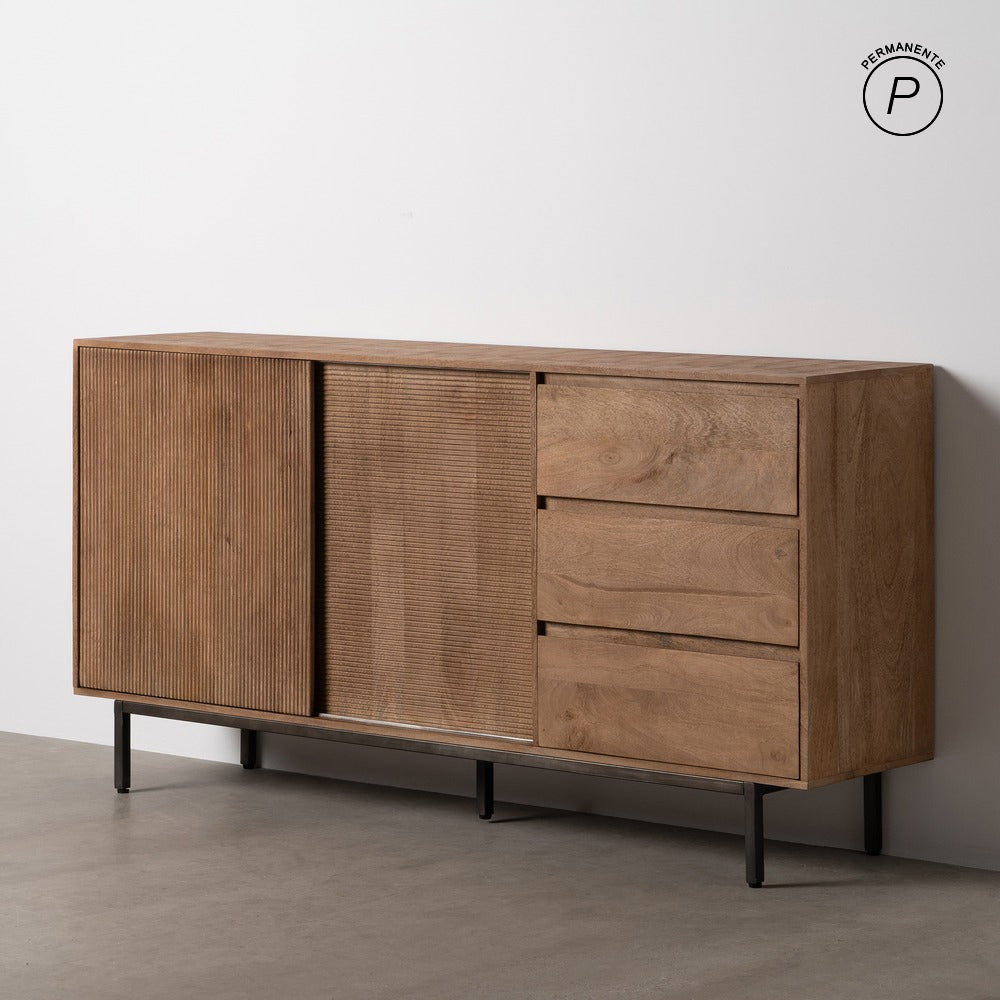 APARADOR NATURAL MADERA DE MANGO SAL�N 180 X 40 X 91 CM