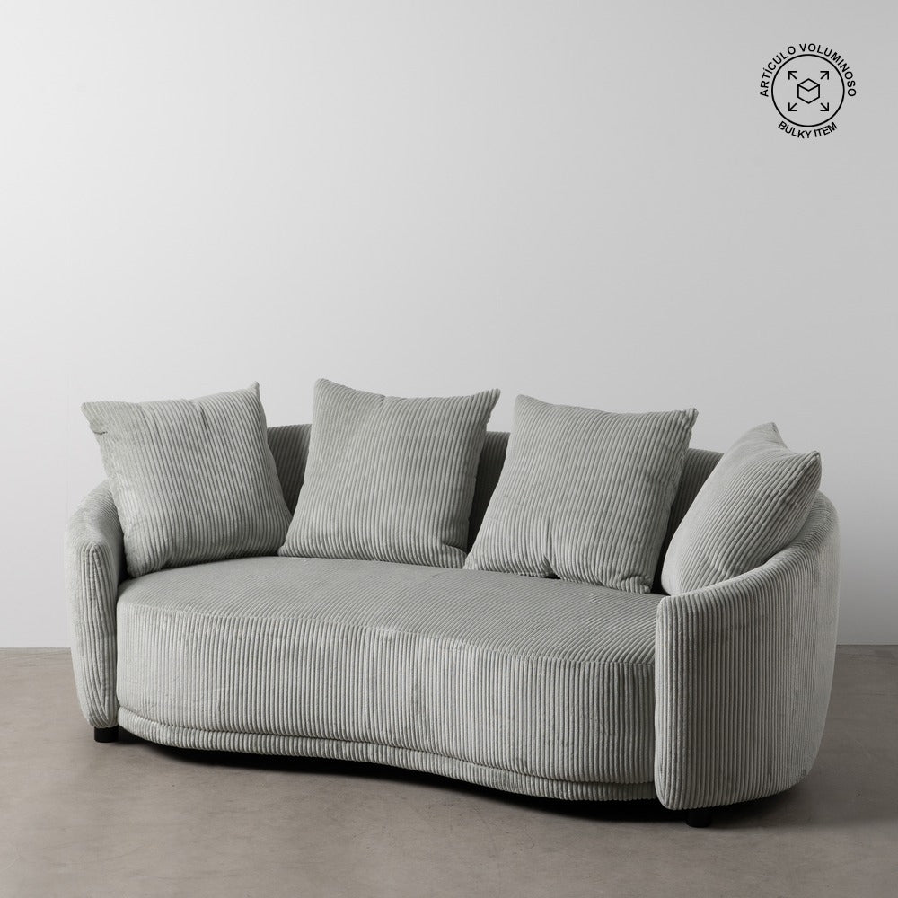 SOF� 3 PLAZAS HIELO TEJIDO SAL�N 197 X 96 X 75 CM