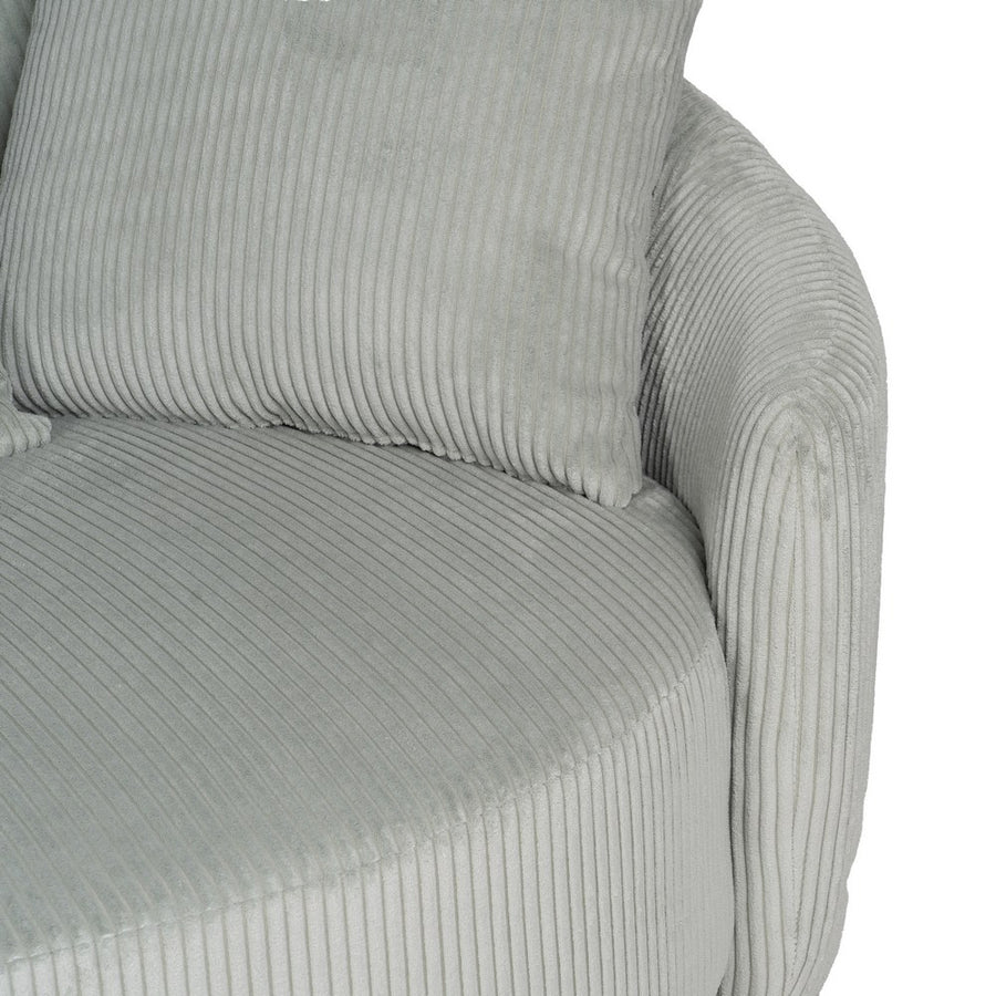 SOFÁ 3 PLAZAS HIELO TEJIDO SALÓN 197 X 96 X 75 CM