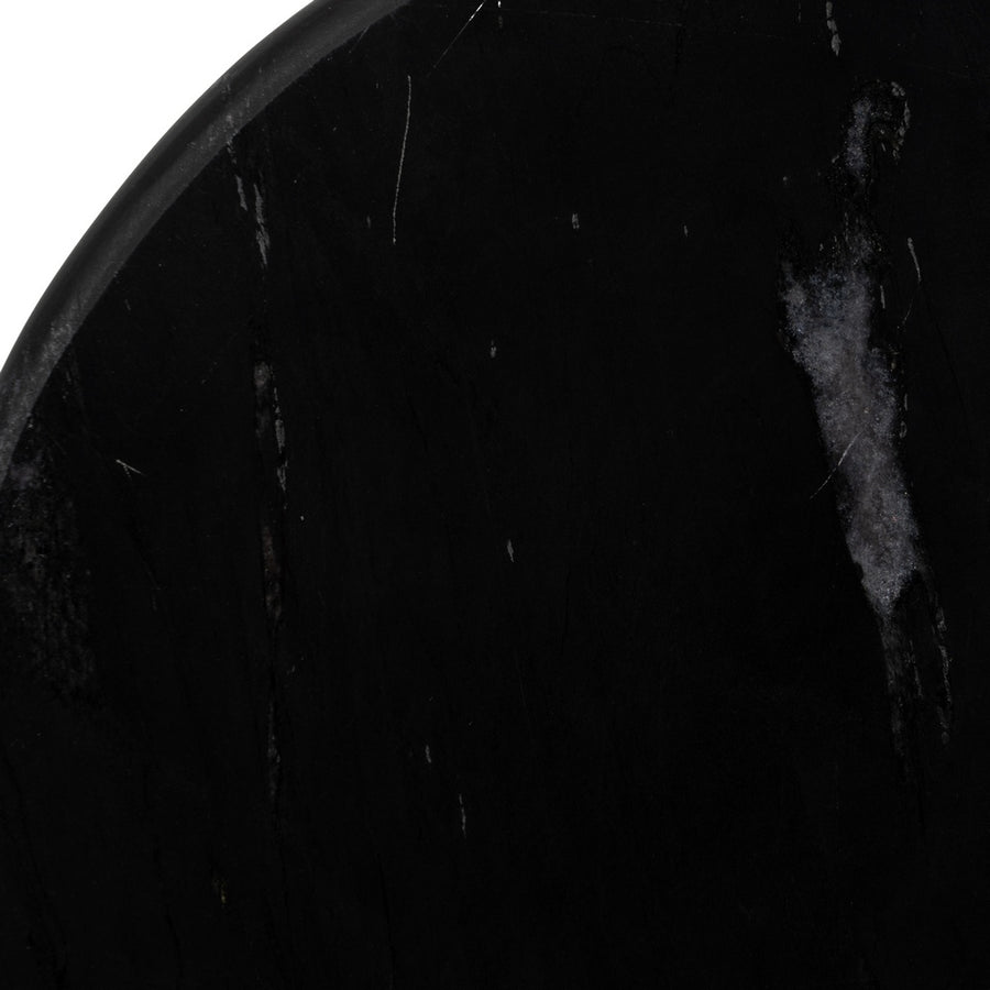 S/2 MESA AUXILIAR BLANCO-NEGRO 38 X 38 X 63 CM