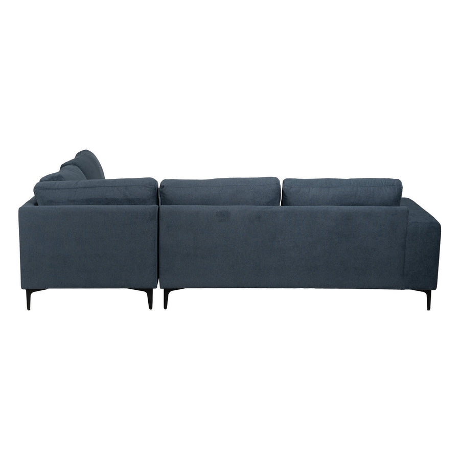 SOFÁ CHAISE LONGUE DERECHA AZUL 266 X 222 X 80 CM