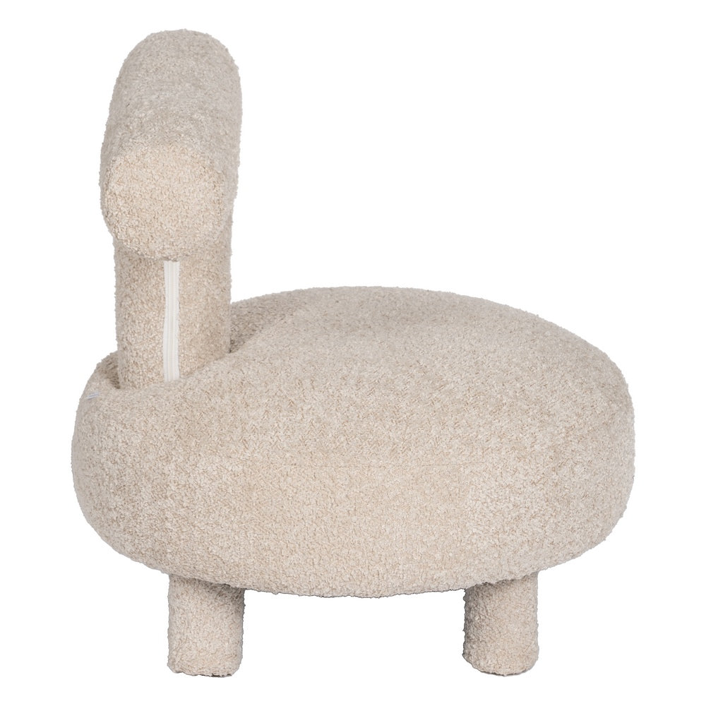 SILLA BEIGE TEJIDO SAL�N 51 X 51 X 49 CM