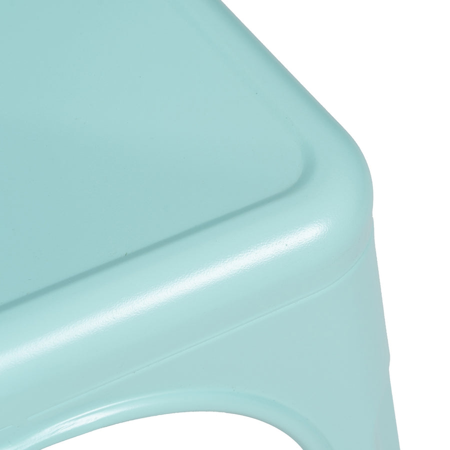 SILLA APILABLE TURQUESA METAL DALLAS 45 X 52,50 X 85 CM