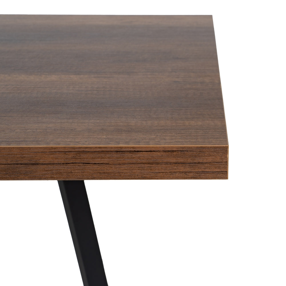 MESA EXTENSIBLE MARRÓN METAL-MADERA PAX 138 X 85 X 76 CM