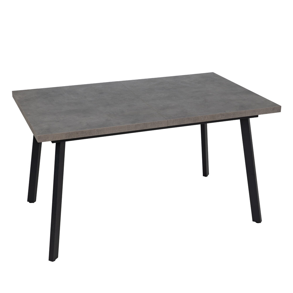 MESA EXTENSIBLE GRIS METAL-MADERA PAX 138 X 85 X 76 CM