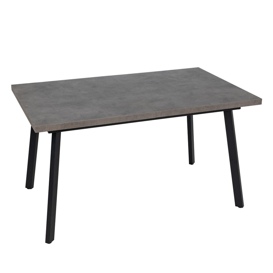 MESA EXTENSIBLE GRIS METAL-MADERA PAX 138 X 85 X 76 CM