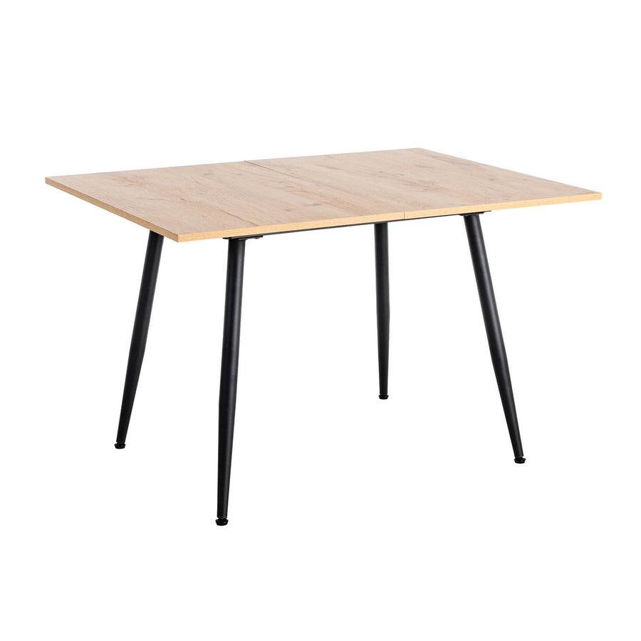 MESA EXTENSIBLE NATURAL METAL-MADERA PAX 90 X 60 X 75 CM