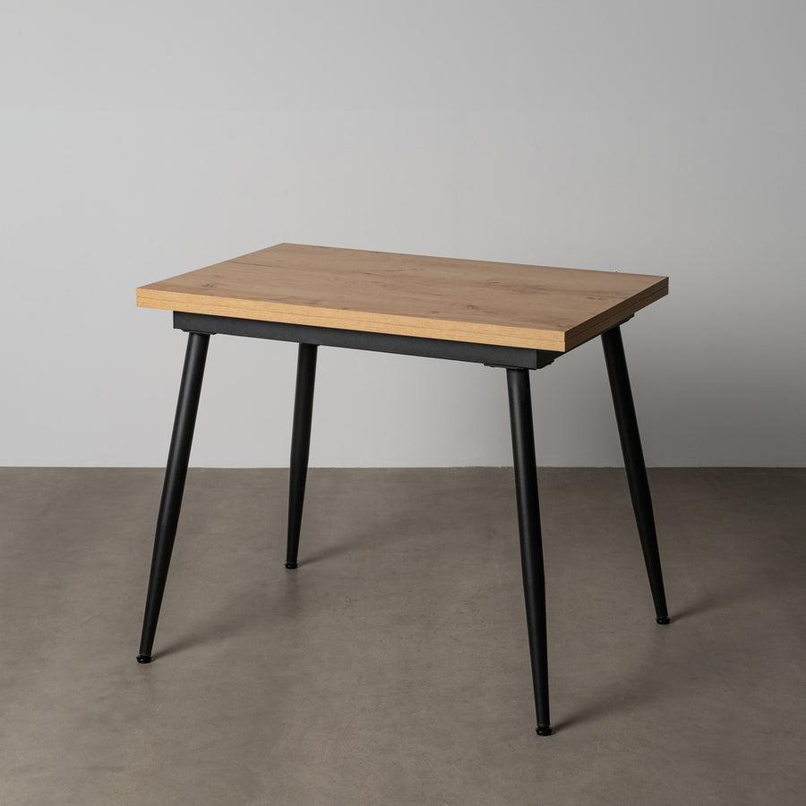MESA EXTENSIBLE NATURAL METAL-MADERA PAX 90 X 60 X 75 CM