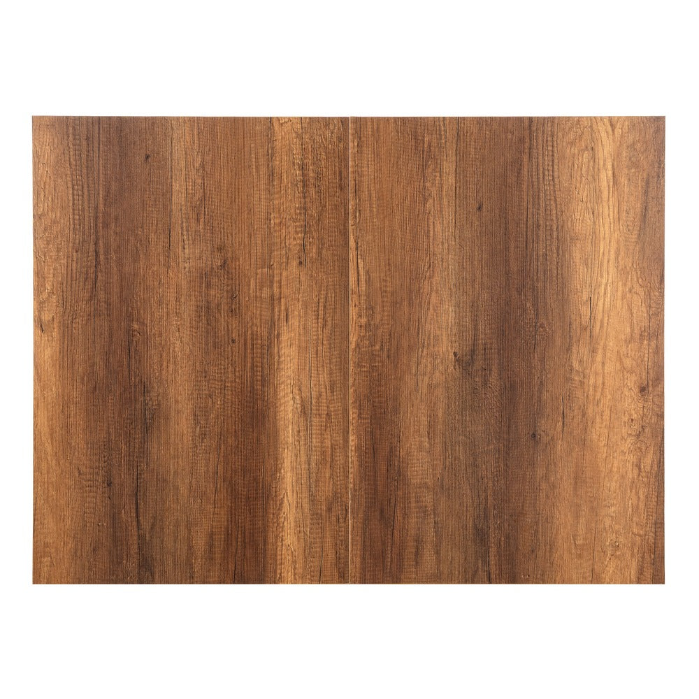 PAX BROWN METAL-WOOD EXTENDABLE TABLE 90 X 60 X 75 CM