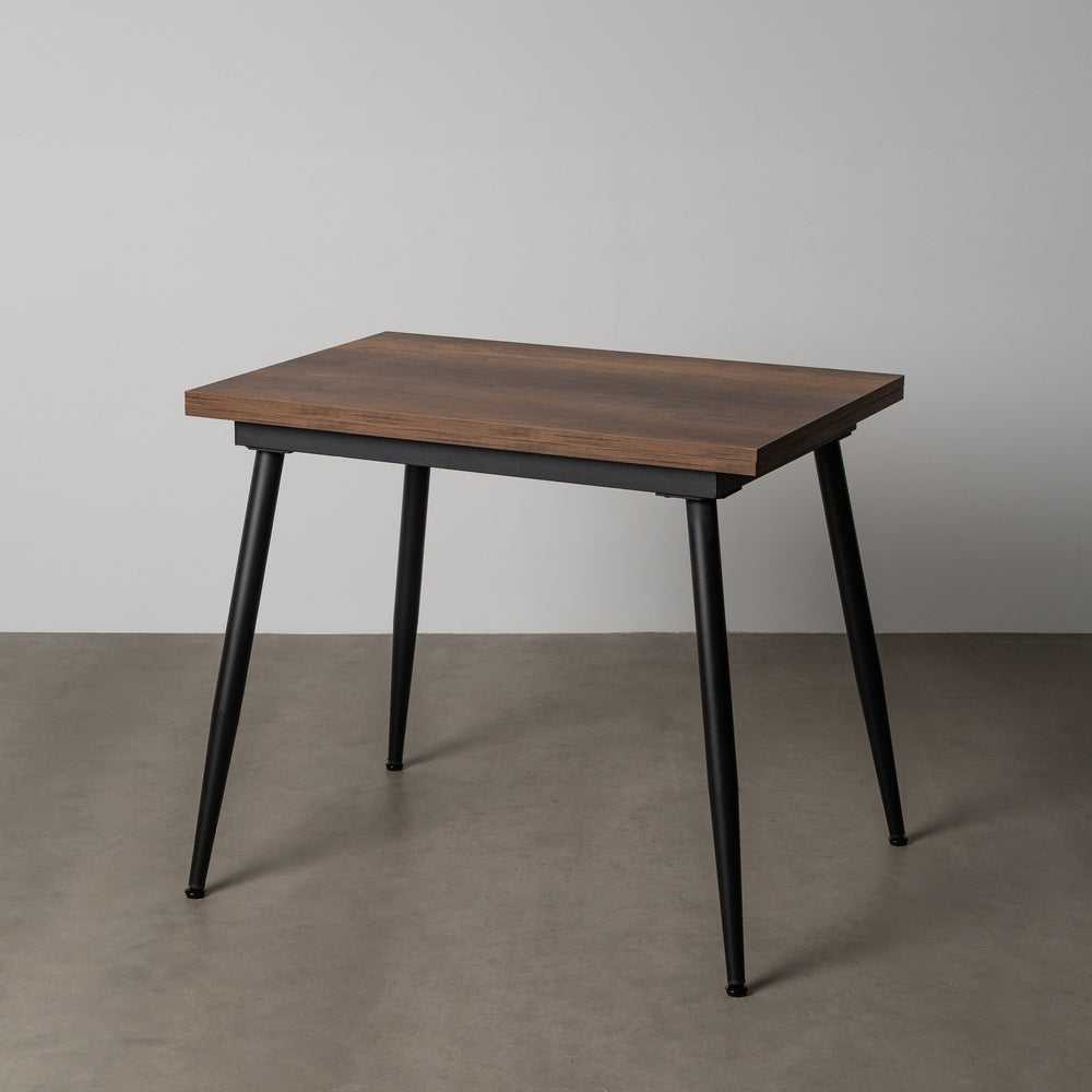 MESA EXTENSIBLE MARR�N METAL-MADERA PAX 90 X 60 X 75 CM