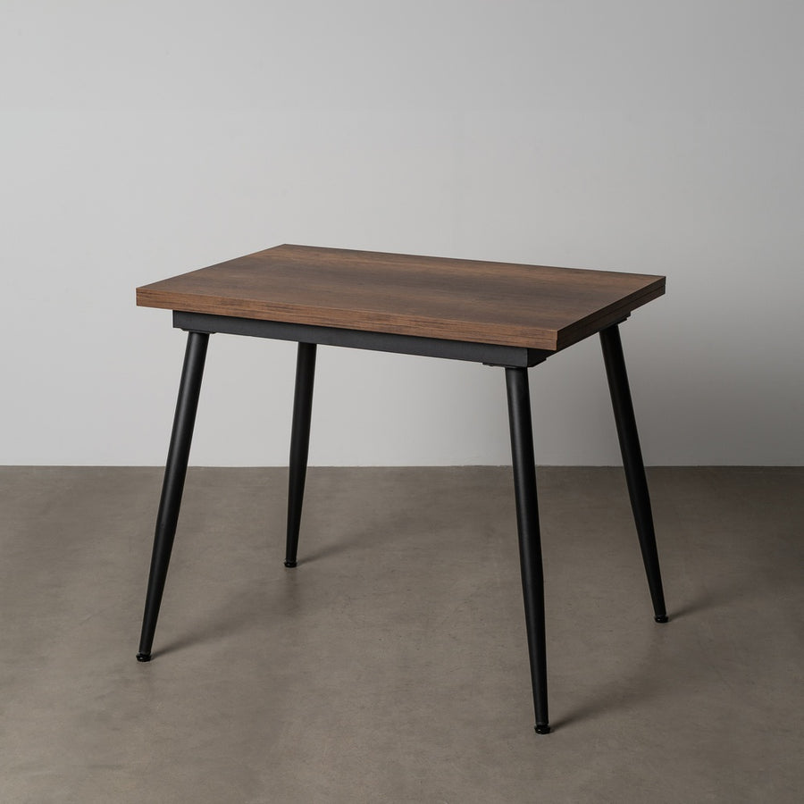 MESA EXTENSIBLE MARRÓN METAL-MADERA PAX 90 X 60 X 75 CM