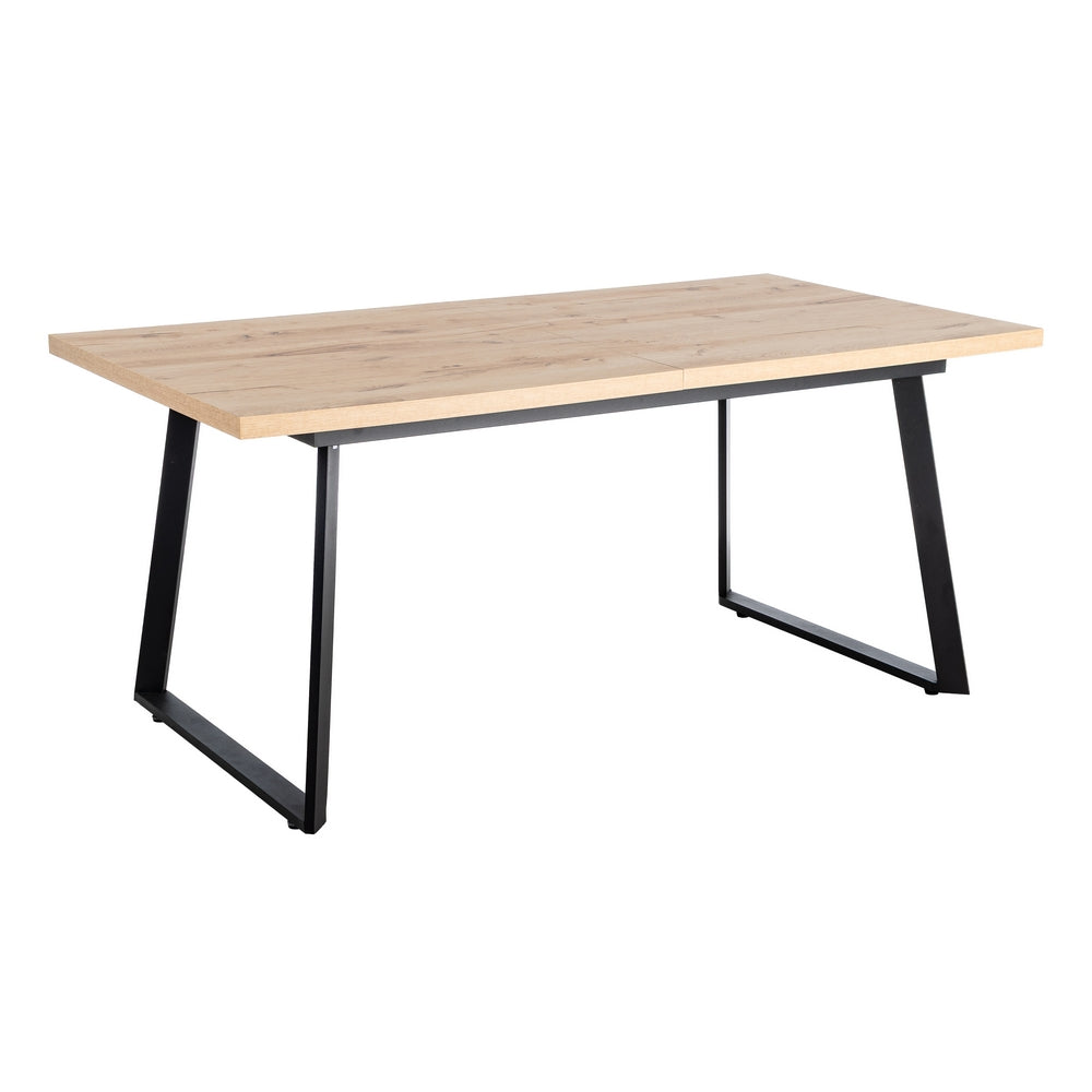 MESA EXTENSIBLE NATURAL METAL-MADERA PAX 170 X 90 X 75 CM