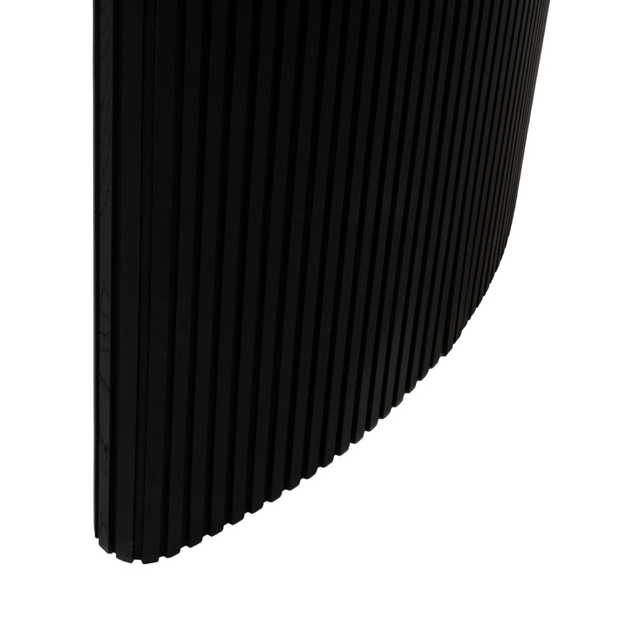 MESA COMEDOR NEGRO-NATURAL DM-MADERA 220 X 113 X 75 CM
