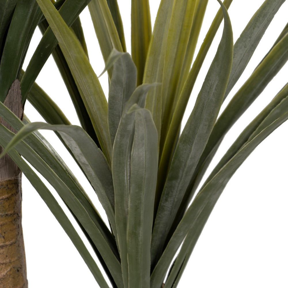 PLANTA DRACAENA VERDE GOMA DECORACIÓN 110 CM