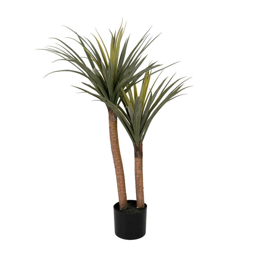 PLANTA DRACAENA VERDE GOMA DECORACIÓN 110 CM