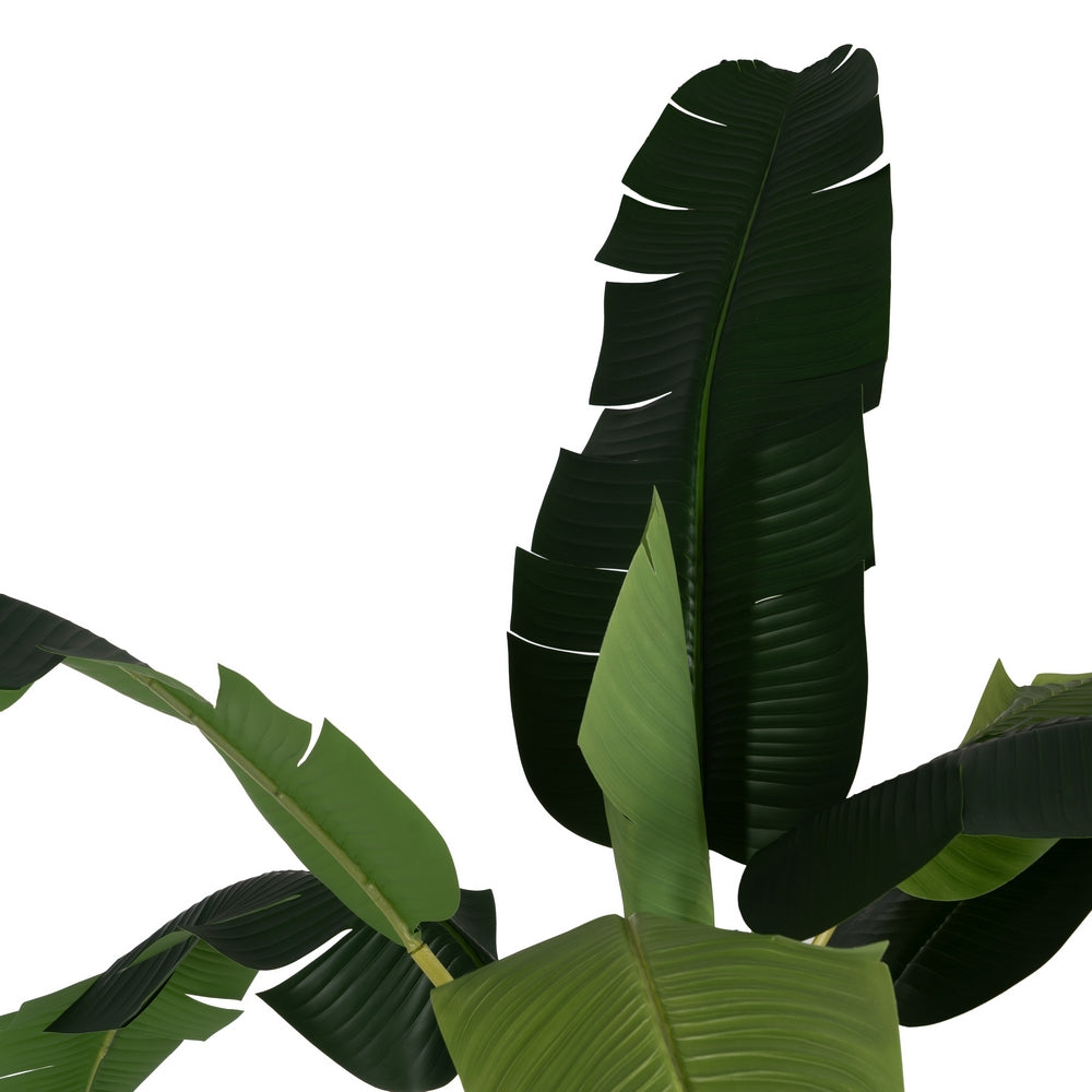 GREEN BANANA TREE PLANT RUBBER DECORATION 280 CM