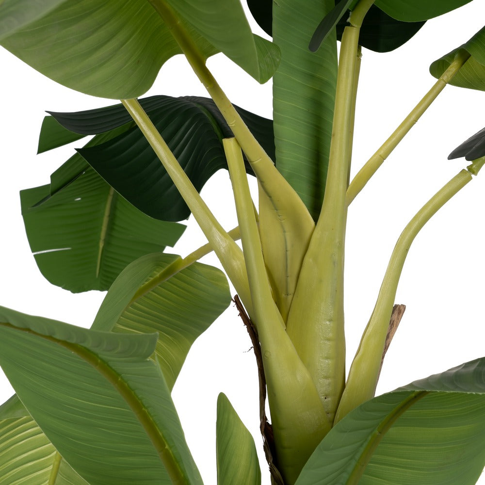 GREEN BANANA TREE PLANT RUBBER DECORATION 280 CM