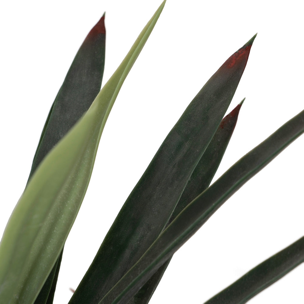 PLANTA YUCA VERDE GOMA DECORACIÓN 125 CM