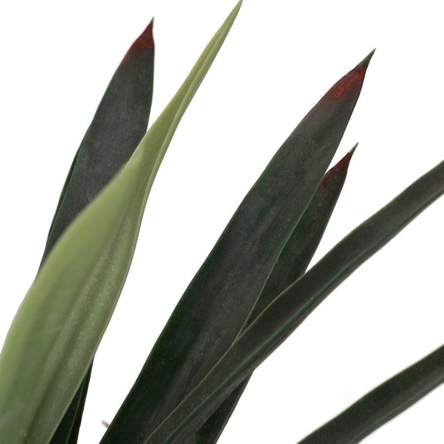 PLANTA YUCA VERDE GOMA DECORACIÓN 125 CM