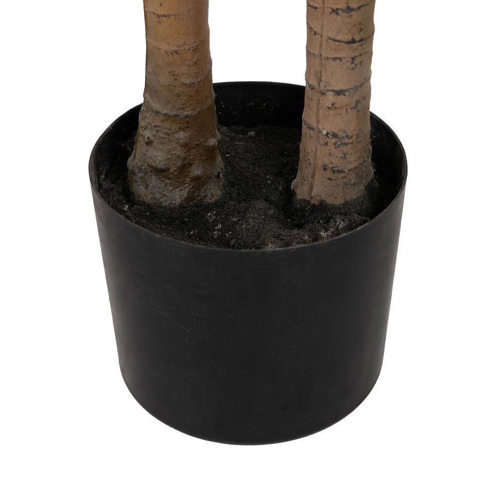 PLANTA YUCA VERDE GOMA DECORACIÓN 125 CM