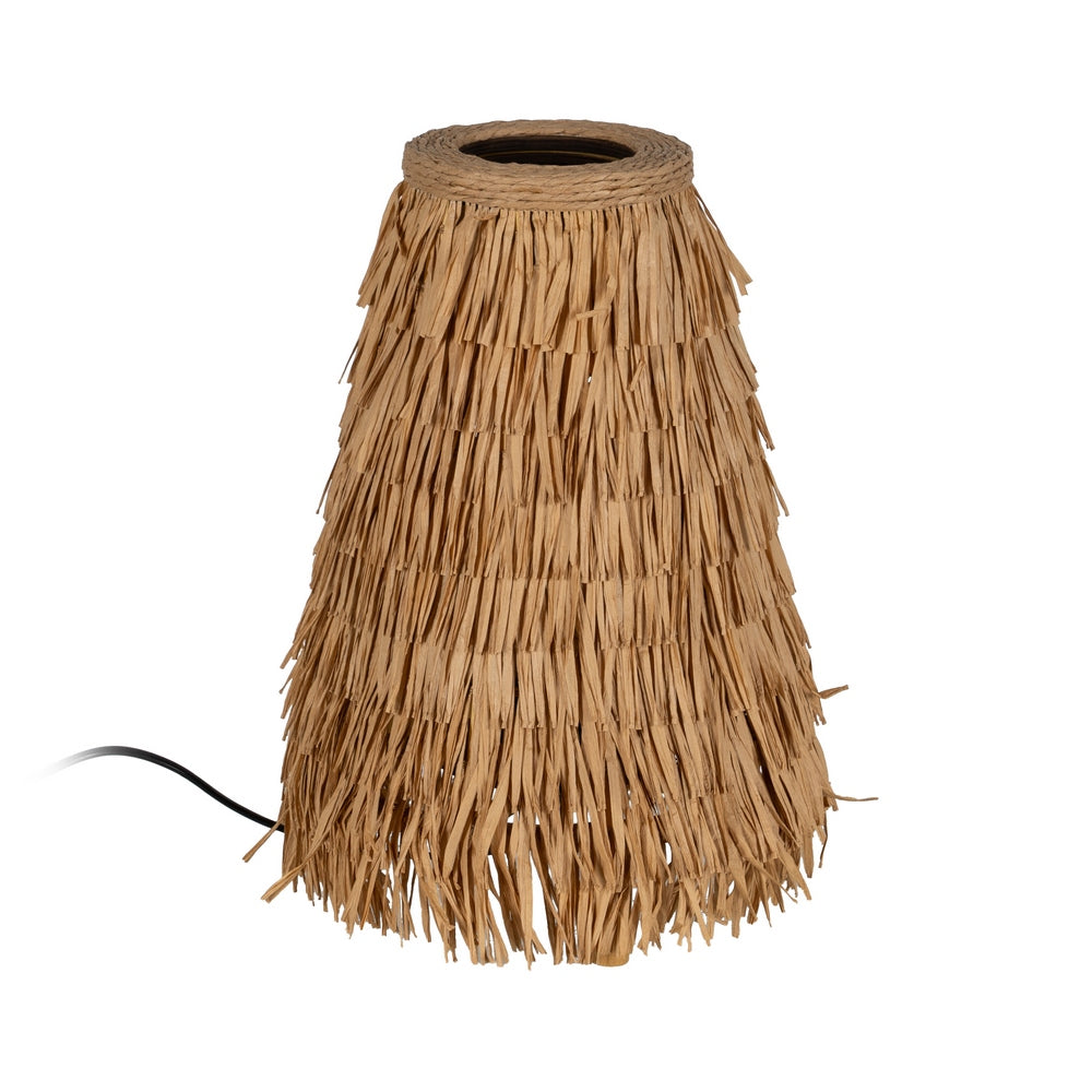 NATURAL FIBER TABLE LAMP LIGHTING 26 X 26 X 39 CM