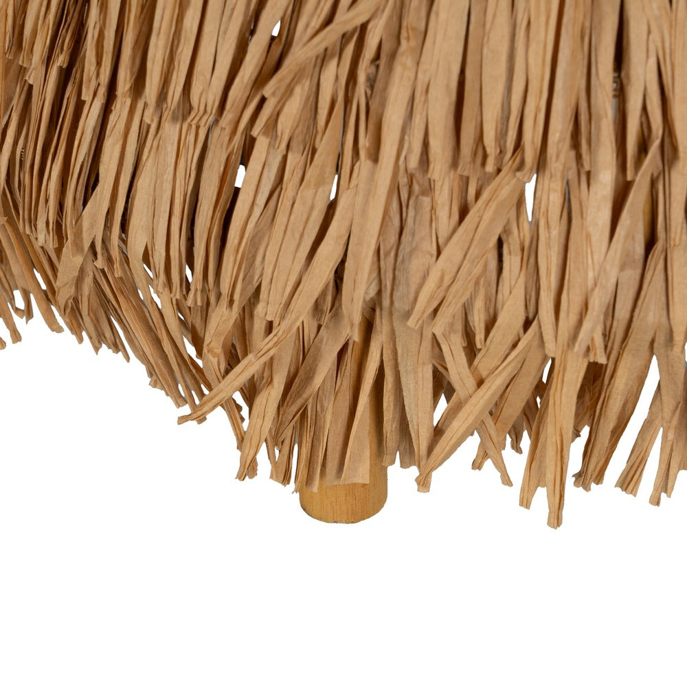 NATURAL FIBER TABLE LAMP LIGHTING 30 X 30 X 44 CM