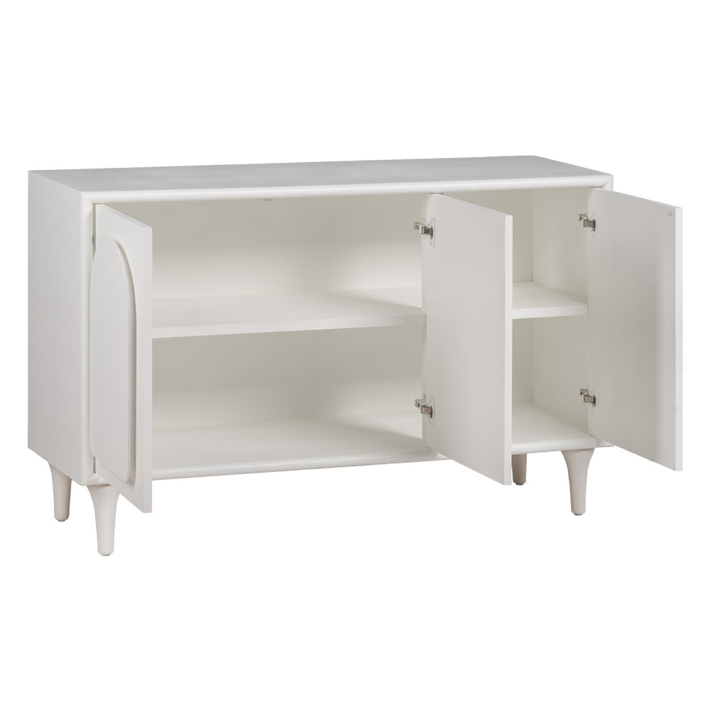 APARADOR BLANCO DM-MADERA 120 X 40 X 81 CM