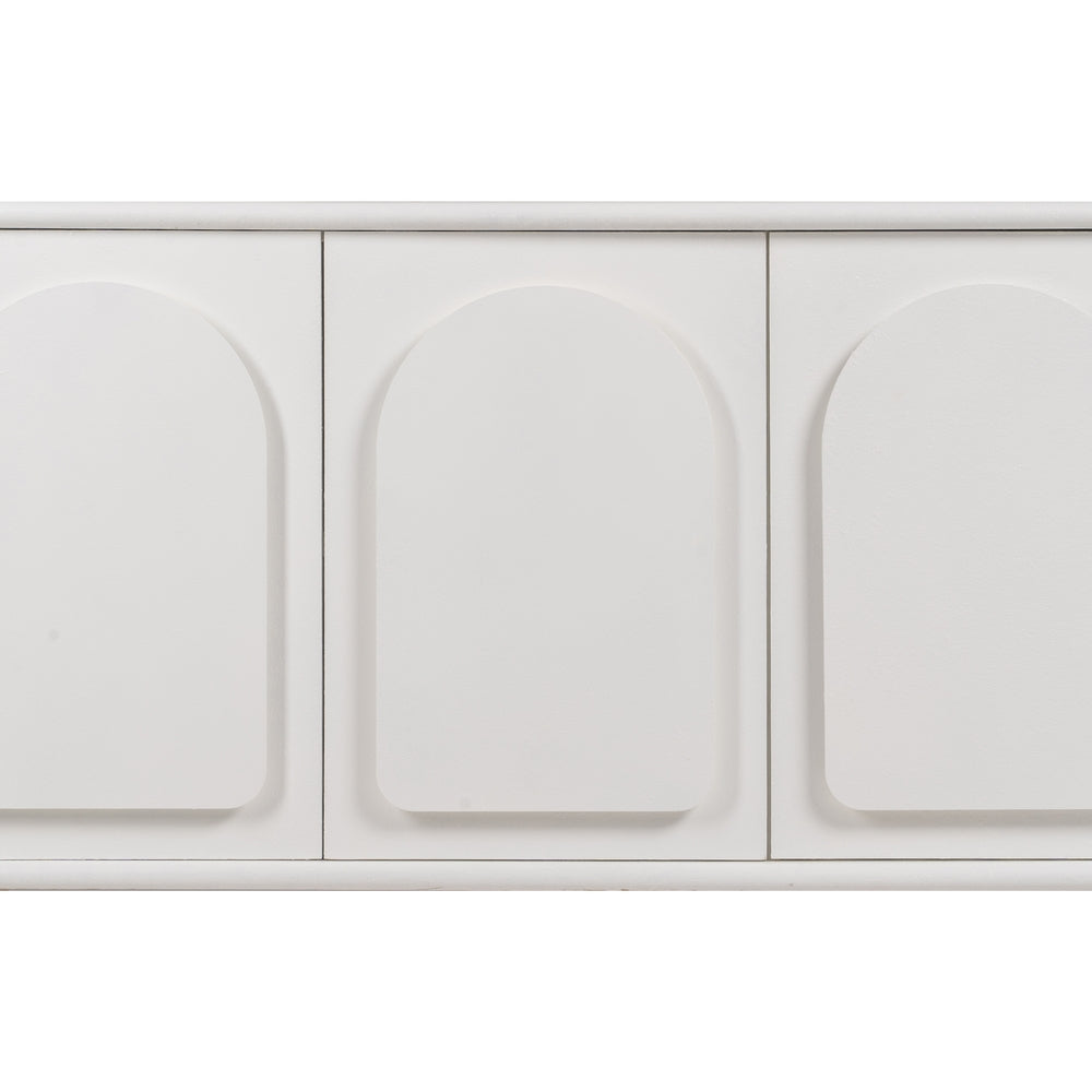 APARADOR BLANCO DM-MADERA 120 X 40 X 81 CM