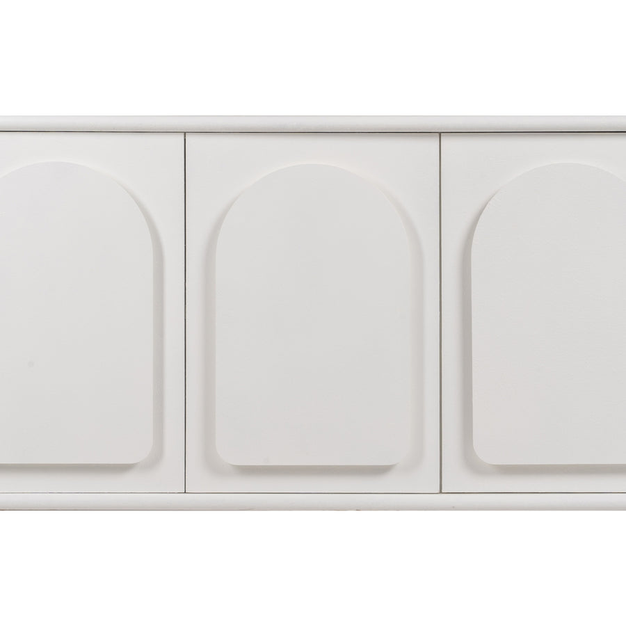 APARADOR BLANCO DM-MADERA 120 X 40 X 81 CM