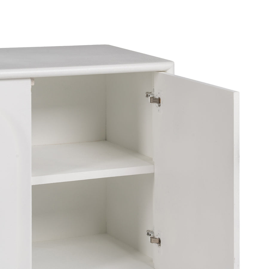 APARADOR BLANCO DM-MADERA 120 X 40 X 81 CM