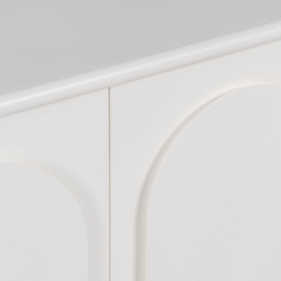 APARADOR BLANCO DM-MADERA 120 X 40 X 81 CM