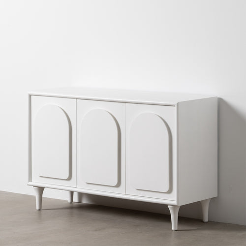 APARADOR BLANCO DM-MADERA 120 X 40 X 81 CM