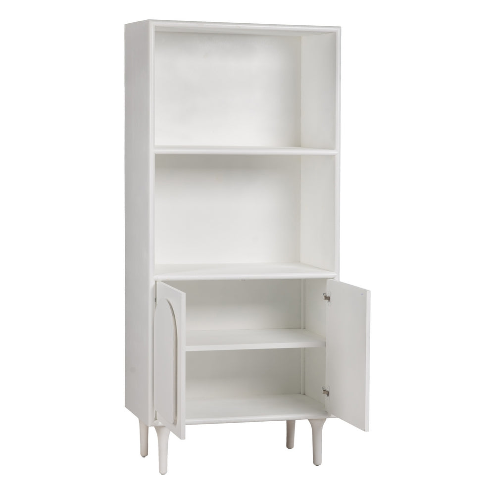 LIBRERÍA BLANCO DM-MADERA 80 X 40 X 175 CM