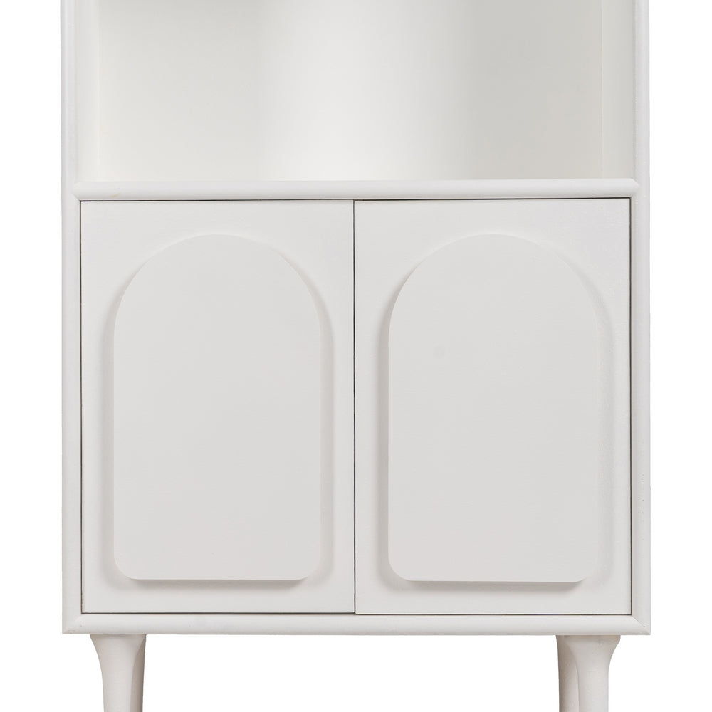 LIBRERÍA BLANCO DM-MADERA 80 X 40 X 175 CM