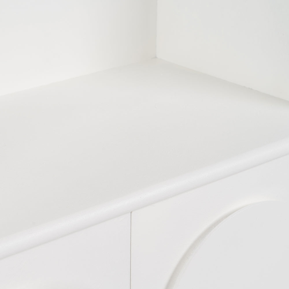 LIBRERÍA BLANCO DM-MADERA 80 X 40 X 175 CM