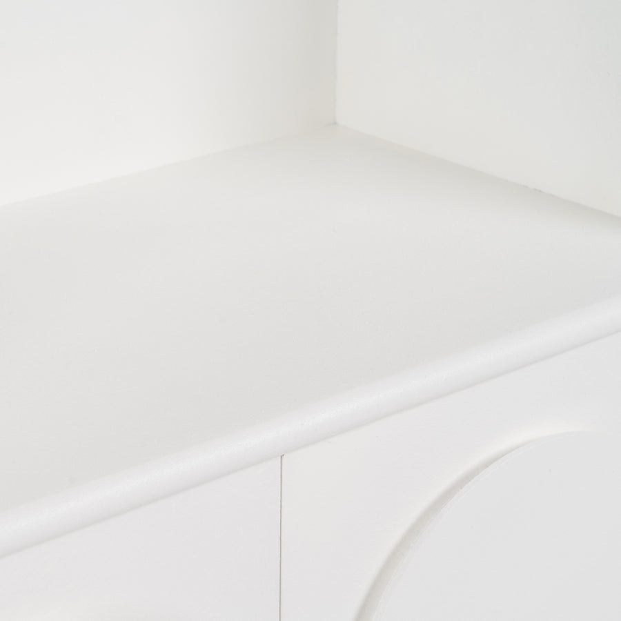 LIBRERÍA BLANCO DM-MADERA 80 X 40 X 175 CM