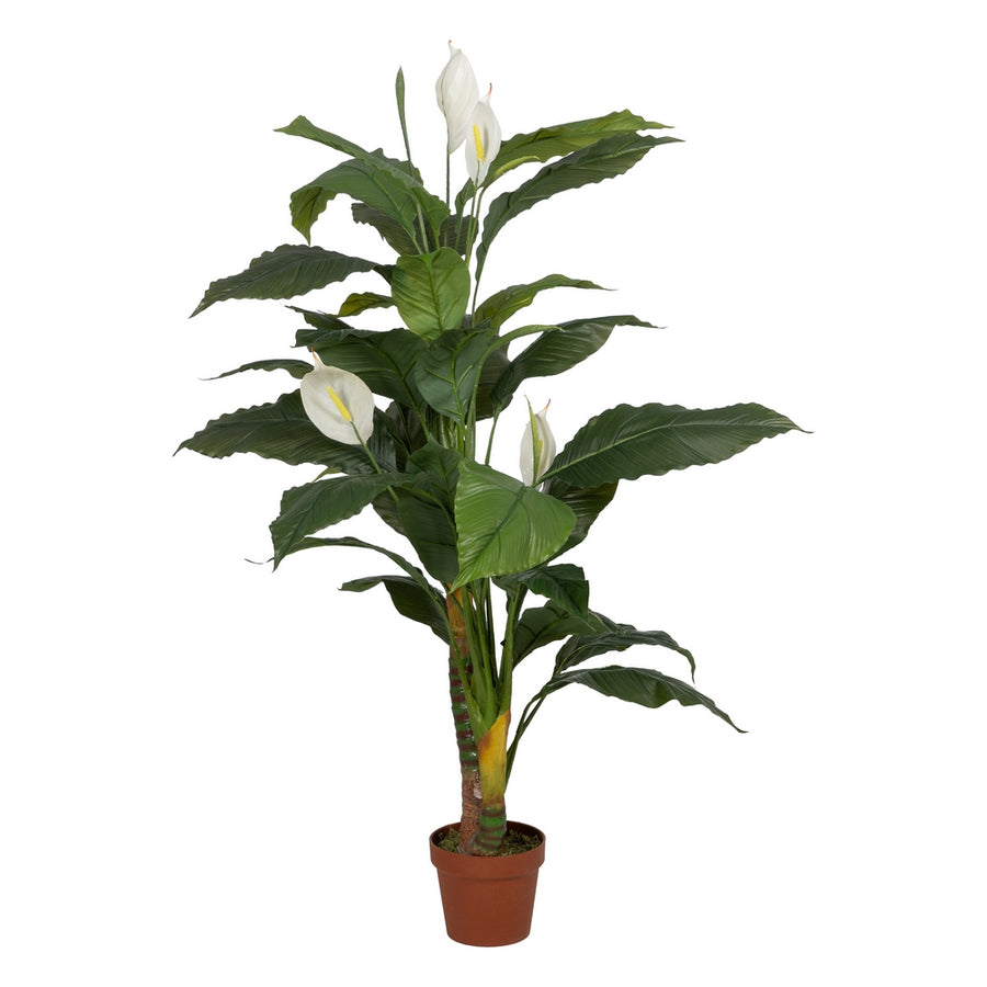 GREEN-WHITE POLYETHYLENE GARDEN PLANT 130 CM