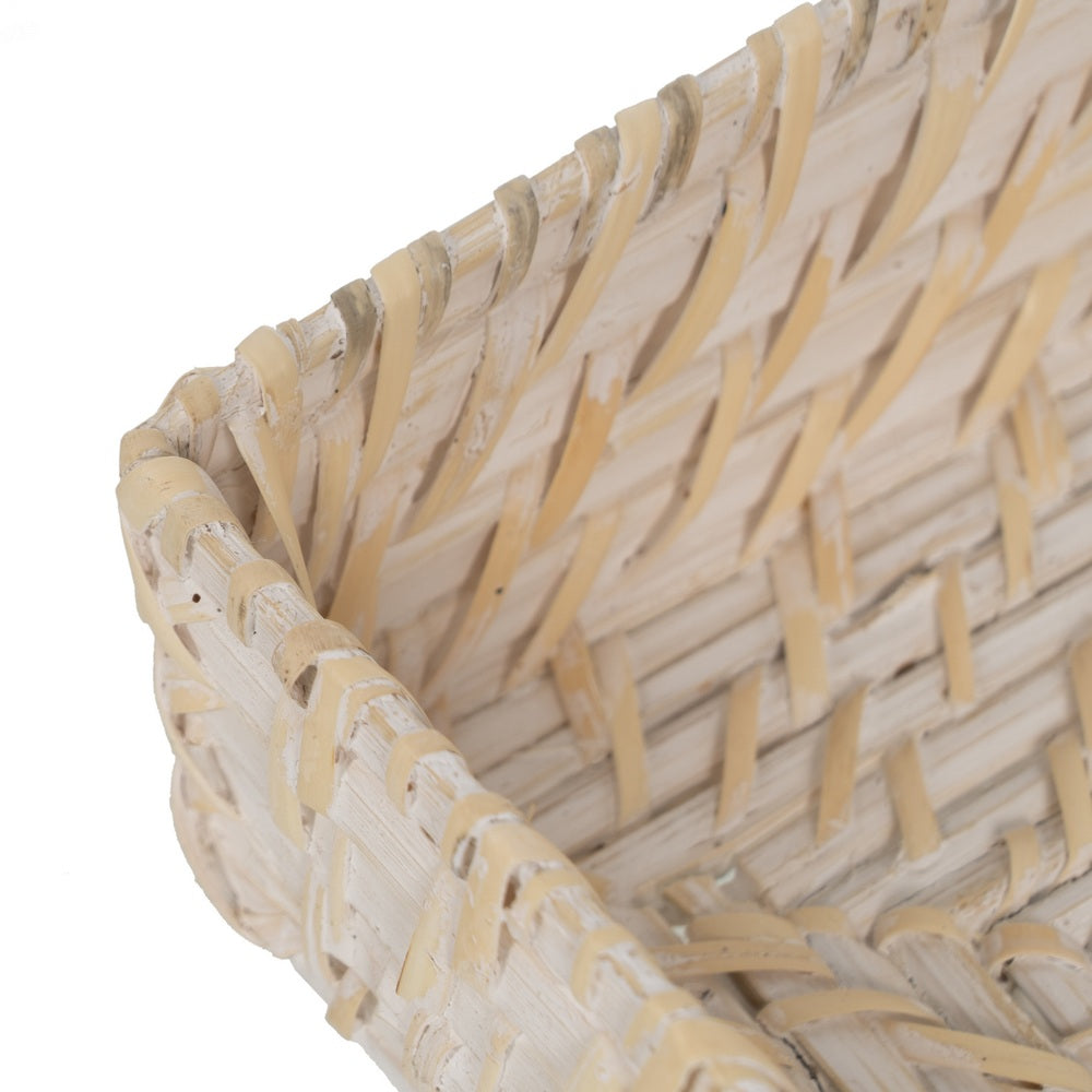 SERVILLETERO BLANCO FIBRA NATURAL COCINA 18 X 18 X 6 CM