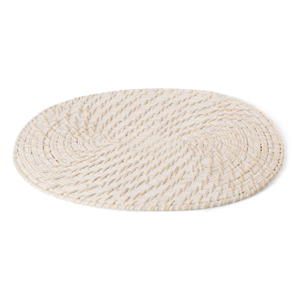 SALVAMANTEL BLANCO FIBRA NATURAL COCINA 40 X 30 CM