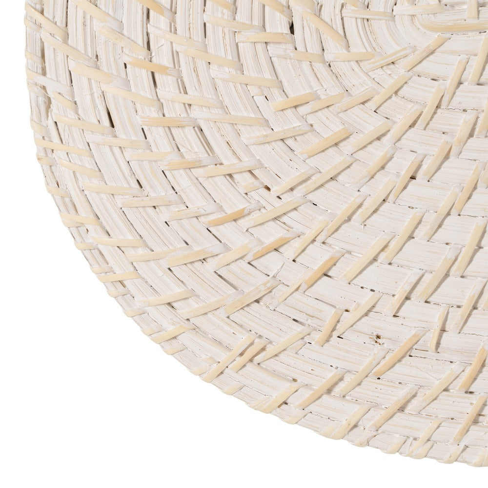 SALVAMANTEL BLANCO FIBRA NATURAL COCINA 40 X 30 CM